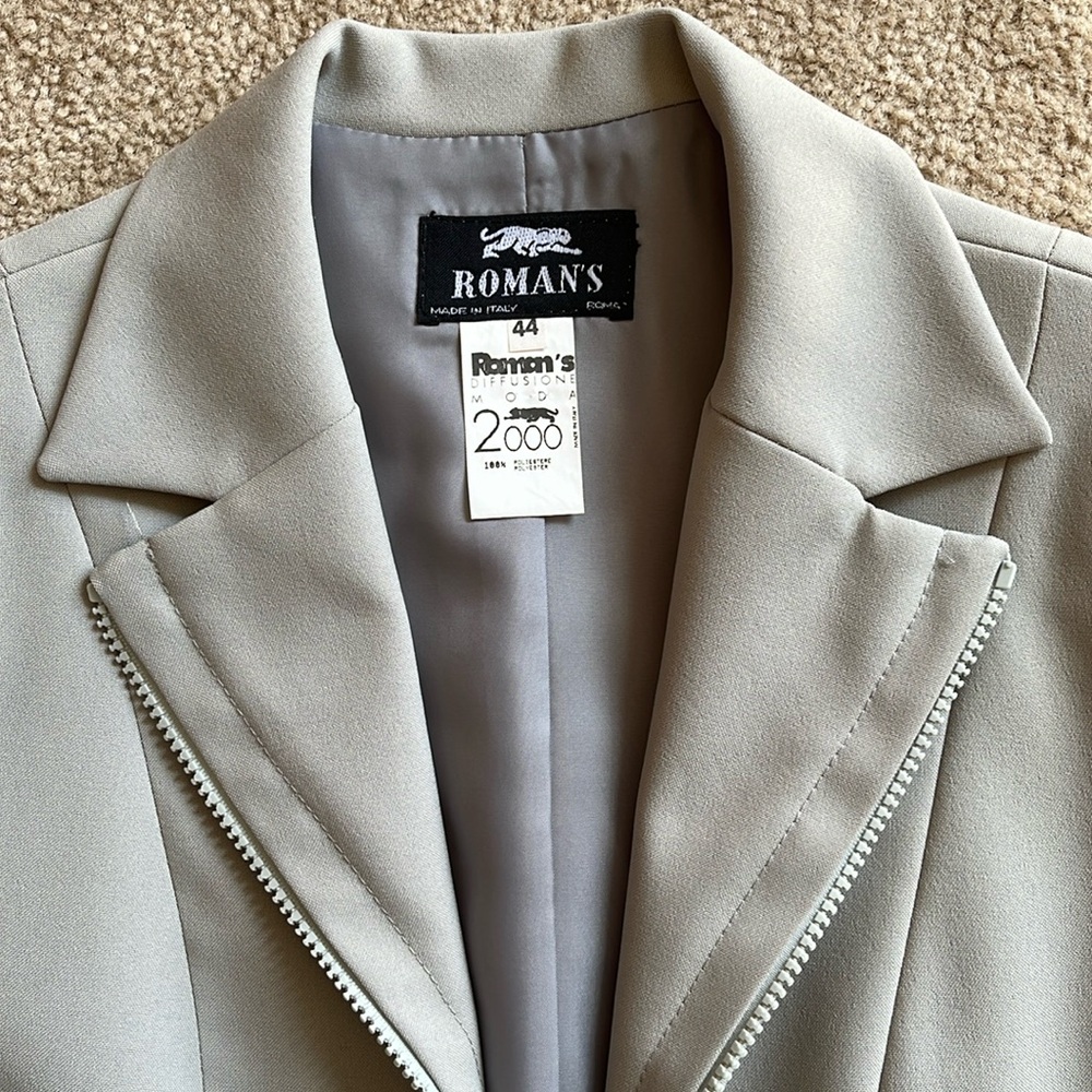 Roaman's Women's Gray Blazer